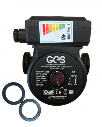 ges a rated erp 15-60 130 pump 1½" bsp replaces grundfos ups2 15-50/60 130 98334549