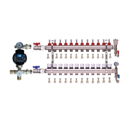 water underfloor heating manifold 12 port a rated ges pump kit